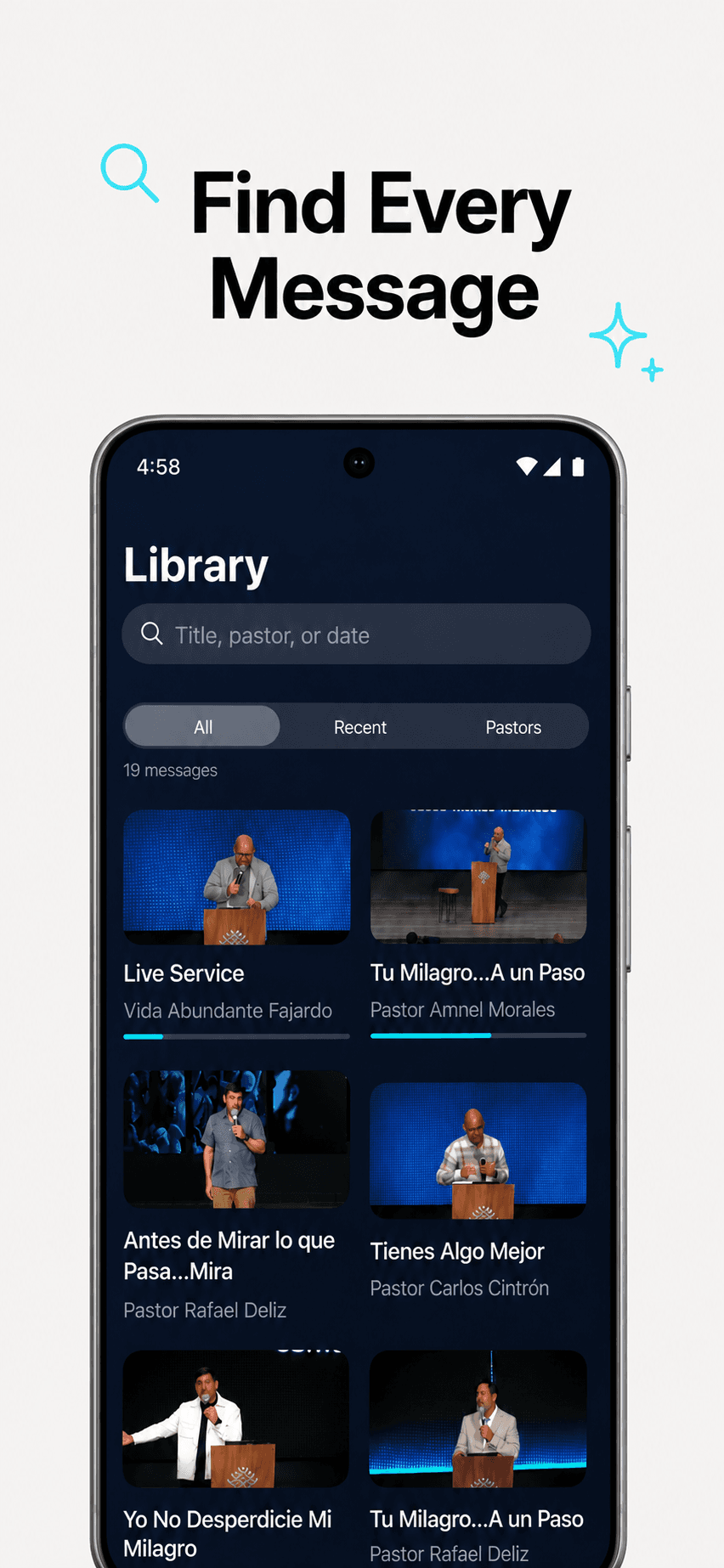 VIDA TV library on Google Pixel 11 Pro